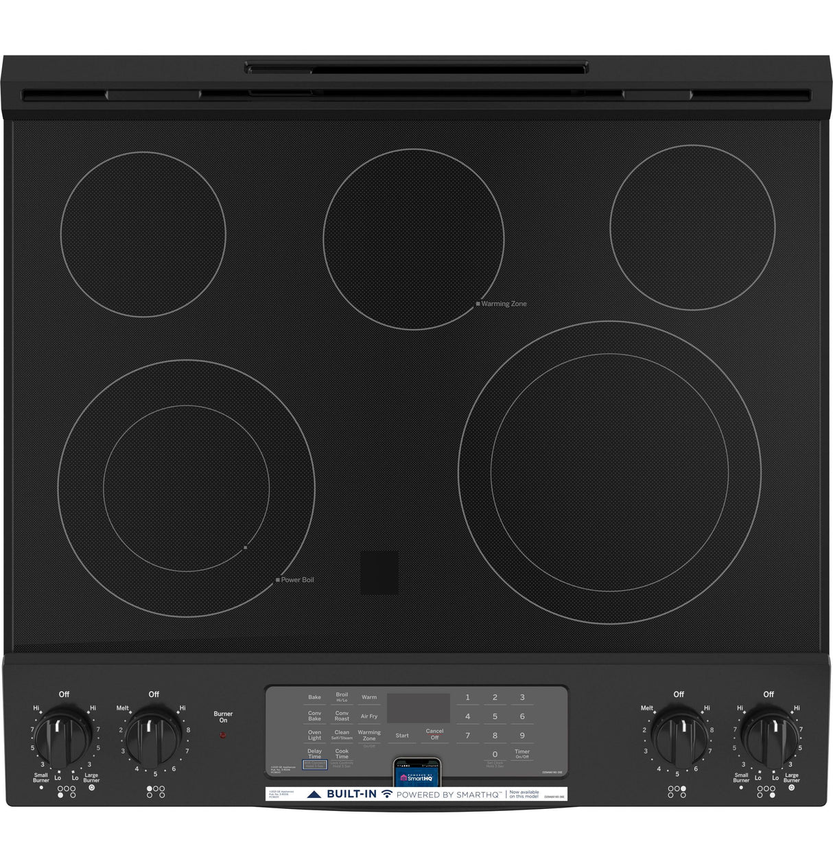 GE® 30" Slide-In Electric Convection Range with No Preheat Air Fry