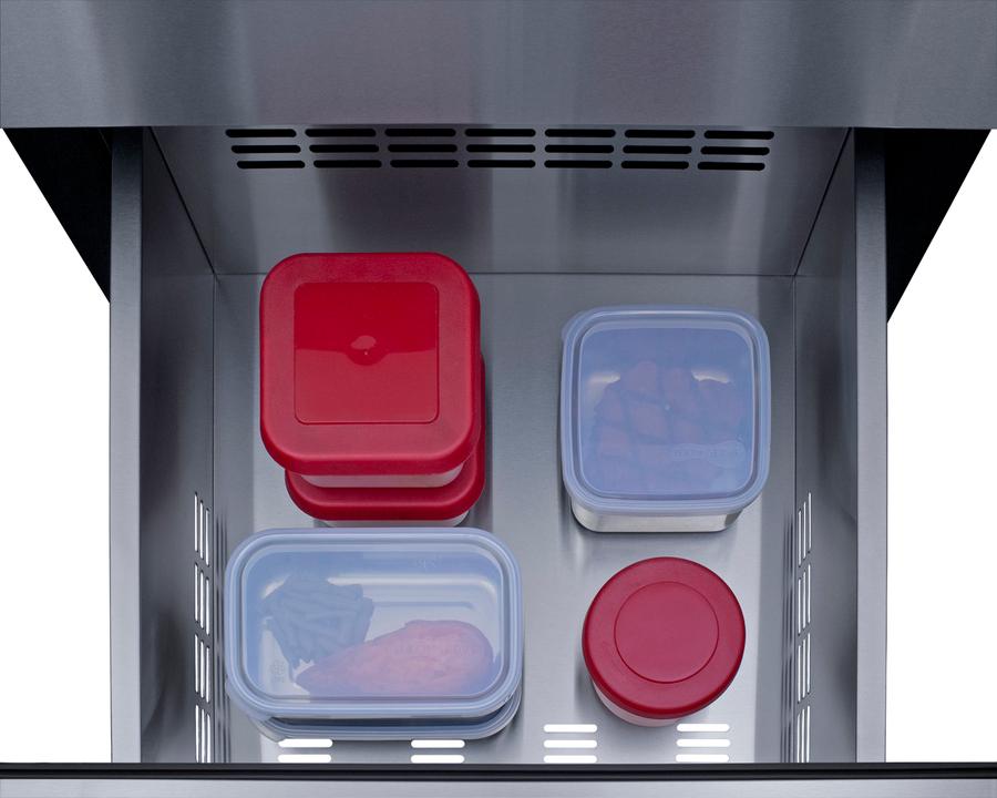 24" Wide Built-in 3-drawer Outdoor All-refrigerator