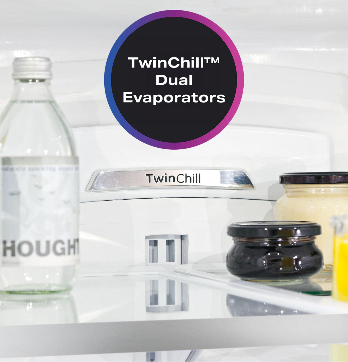 GE Profile™ ENERGY STAR® 23.1 Cu. Ft. Counter-Depth Fingerprint Resistant French-Door Refrigerator