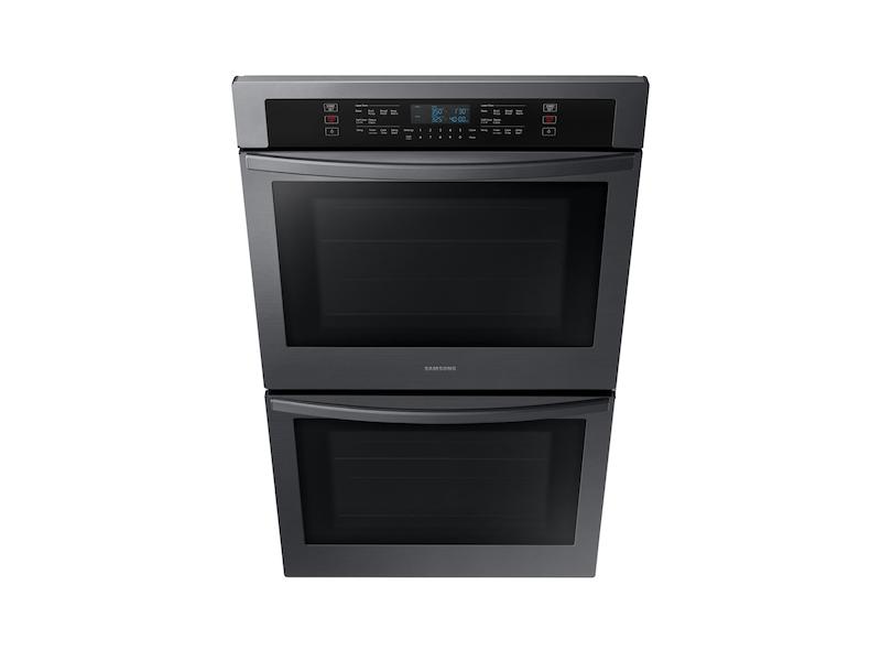 30" Double Wall Oven in Black Stainless Steel
