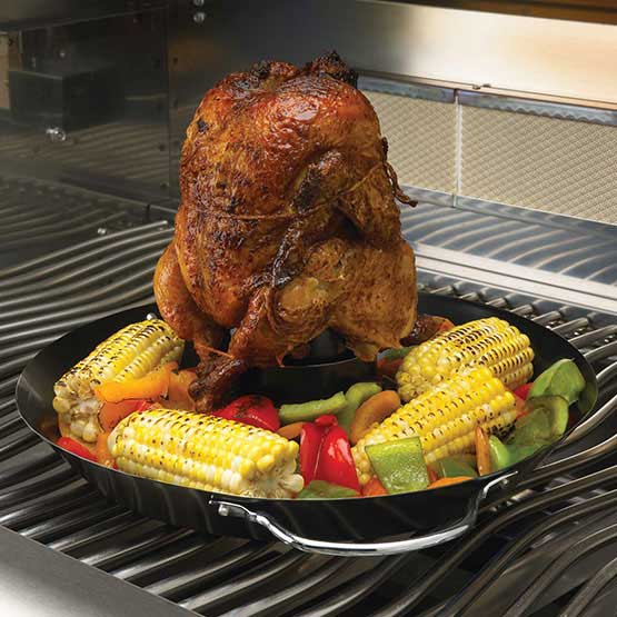 Wok & Beer Can Chicken Roaster