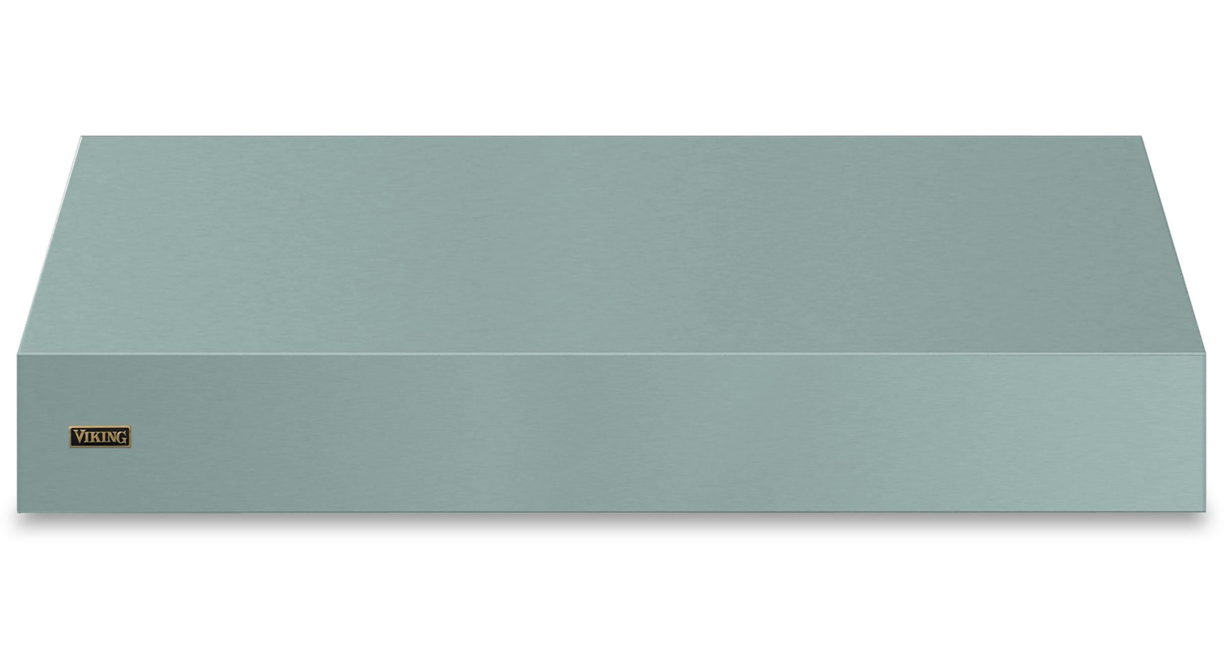 60"W. 18"H. Wall Hood (Finish: Splash, Trim: Brushed Brass)