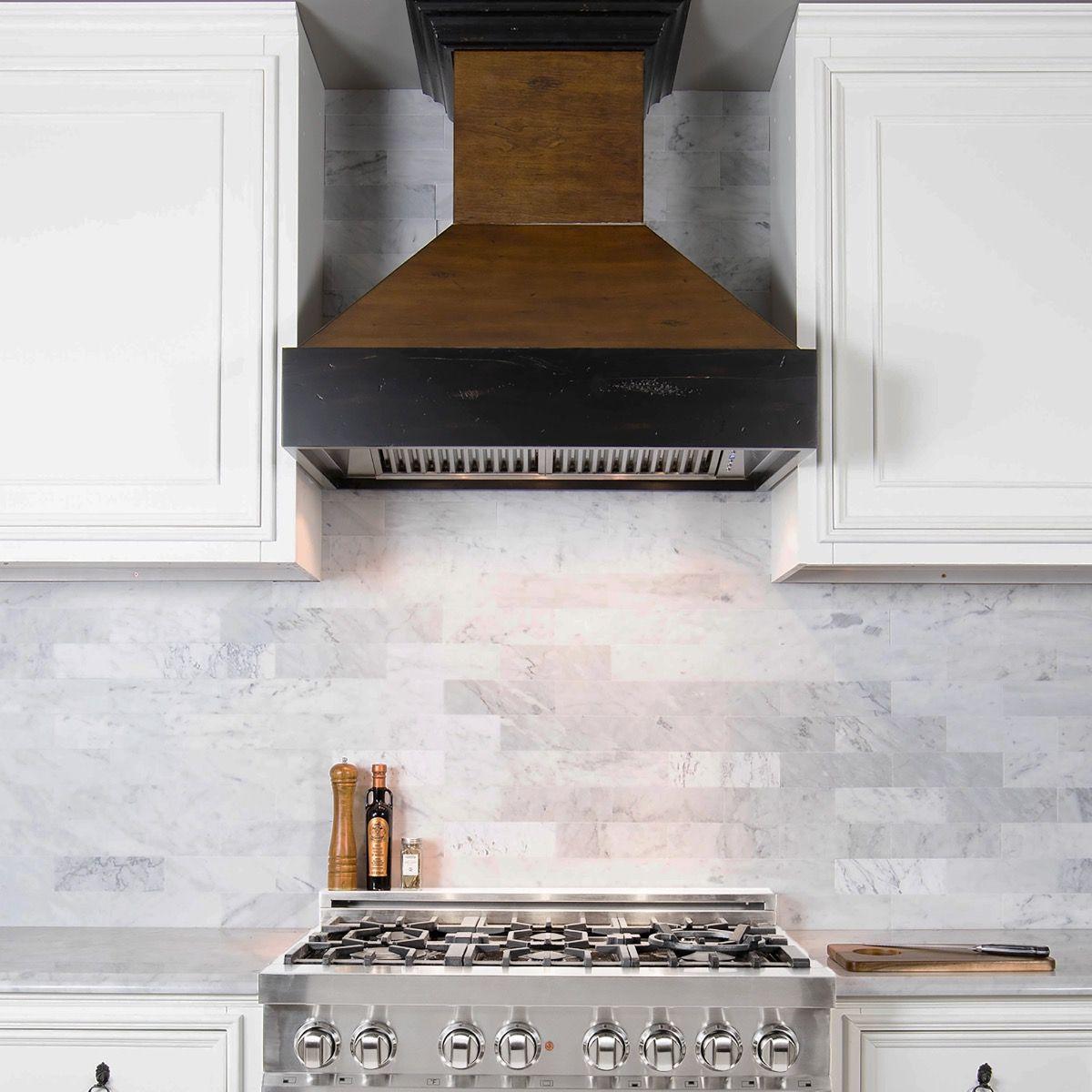 ZLINE 30" Designer Series Wooden Wall Range Hood with Crown Molding (355AH-30)