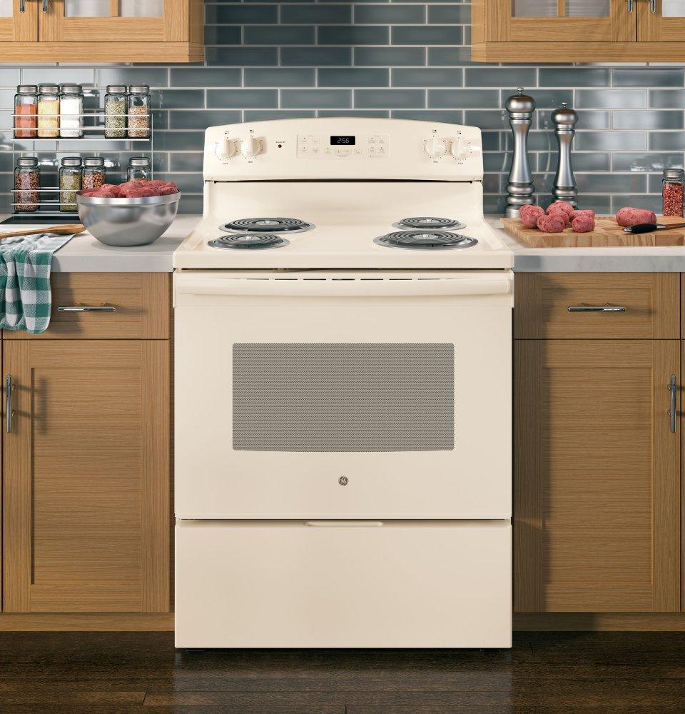 GE® 30" Free-Standing Electric Range