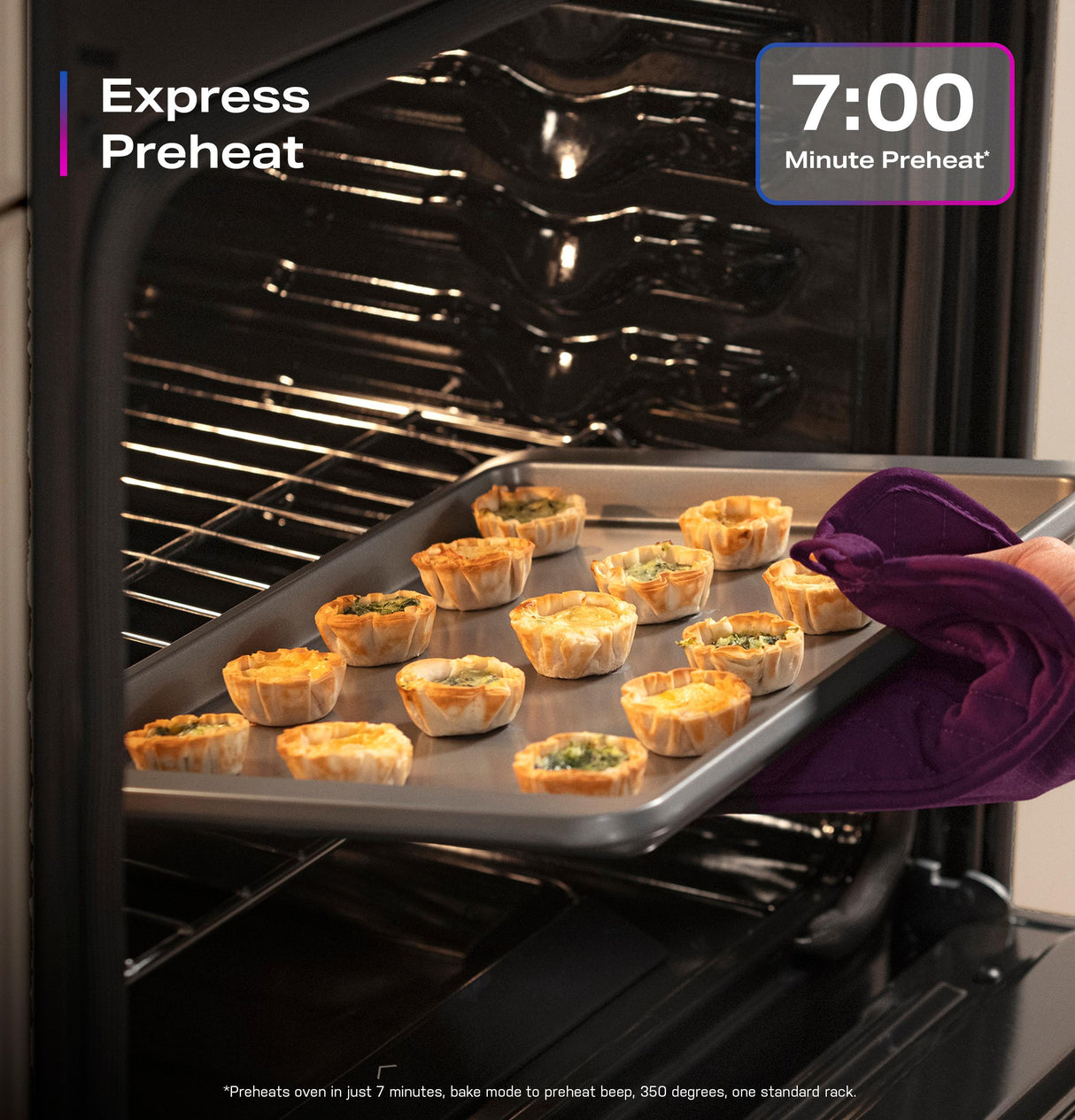 GE Profile™ 30" Smart Free-Standing Gas Convection Range with No Preheat Air Fry and EasyWash™ Oven Tray