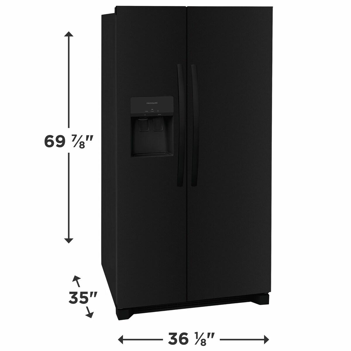 26 Cu. Ft. 36" Standard Depth Side by Side Refrigerator