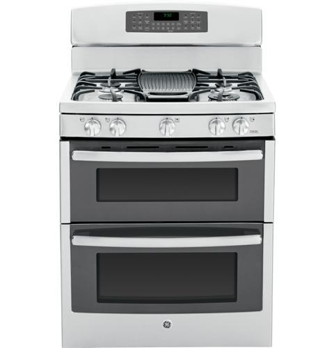 GE Profile™ Series 30" Free-Standing Gas Double Oven with Convection Range
