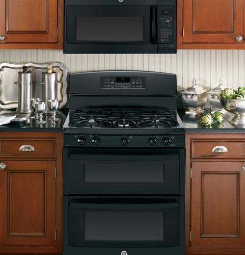 GE® 30" Free-Standing Gas Double Oven Range with Convection
