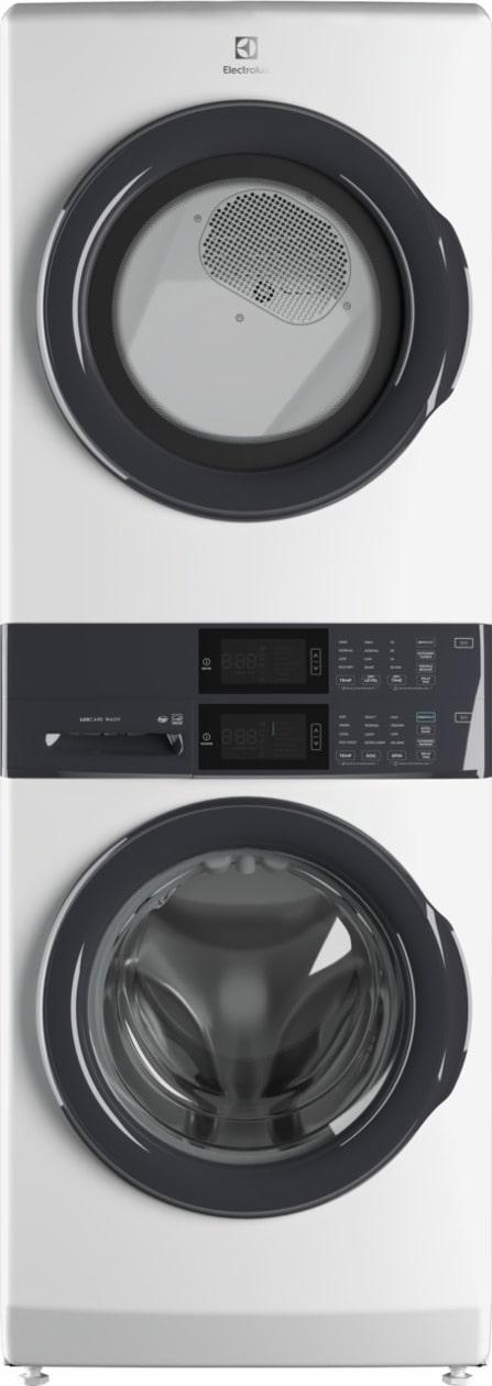 Laundry Tower Single Unit Front Load 4.4 Cu. Ft. Washer & 8 Cu. Ft. Electric Dryer