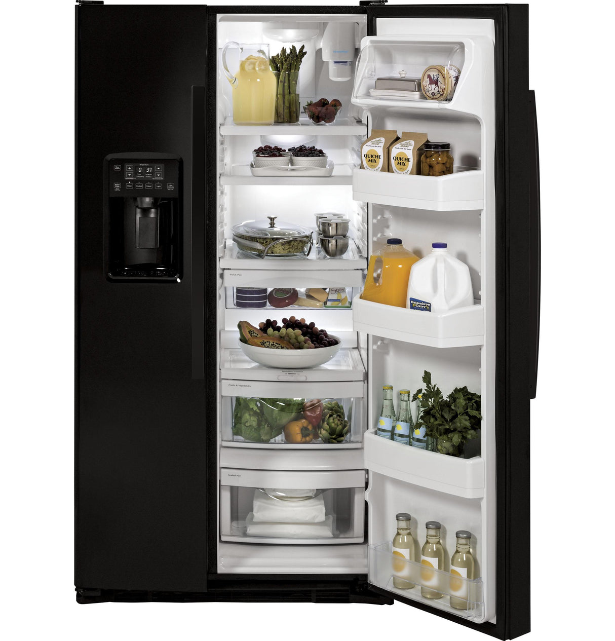 GE® 25.3 Cu. Ft. Side-By-Side Refrigerator