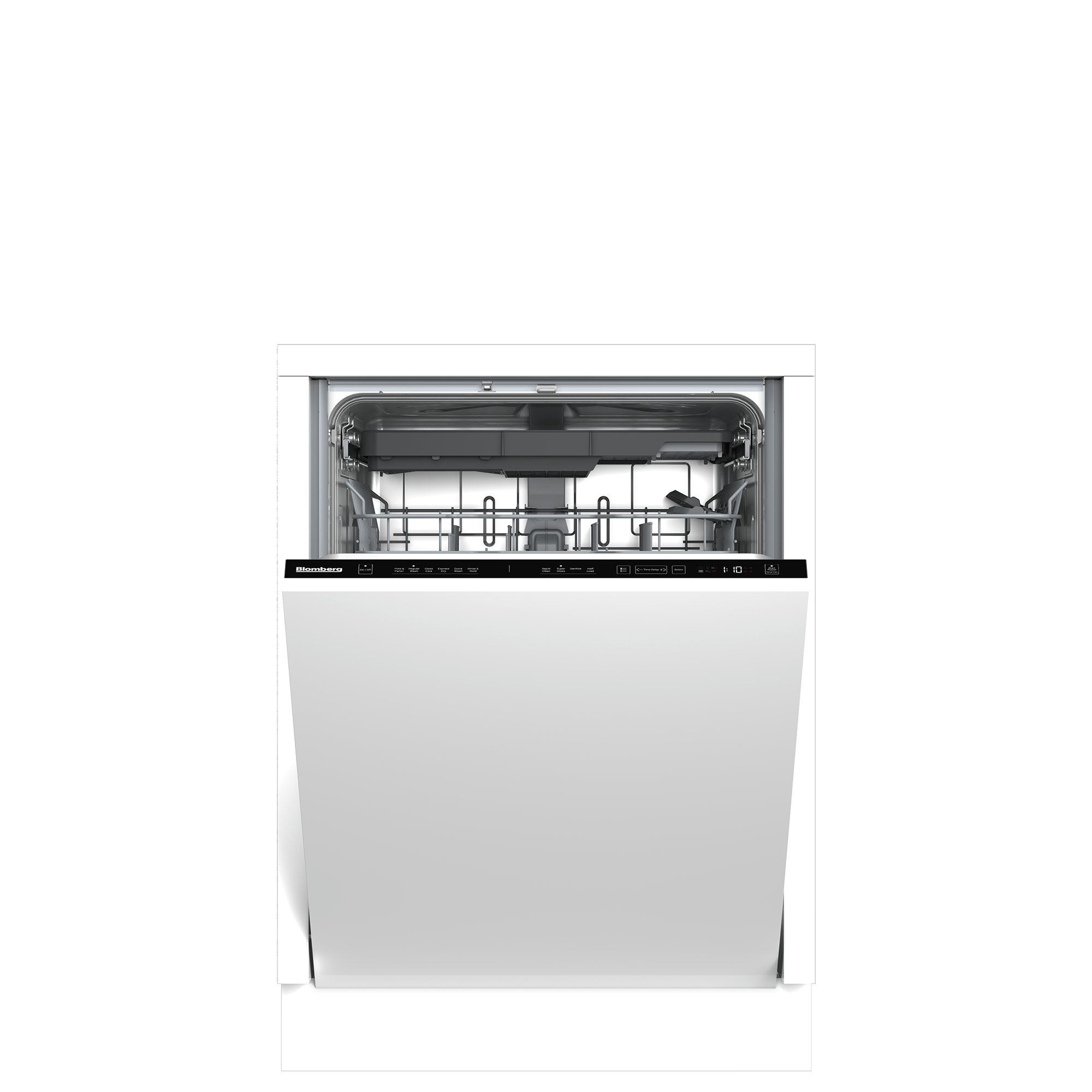 24in Dishwasher Overlay Panel Ready 47dBA top control 6 cycle, beam on floor