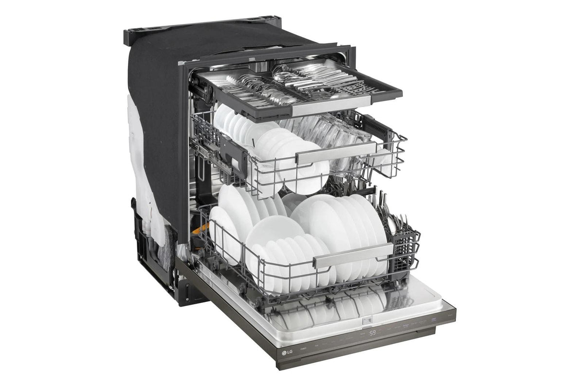 Smart FlushFit™ Top Control Dishwasher with 1-Hour Wash & Dry, QuadWash® Pro, TrueSteam® and Dynamic Heat Dry™ w/AutoVent Dry™