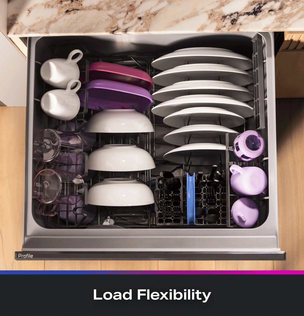 GE Profile™ Dishwasher Double Drawer
