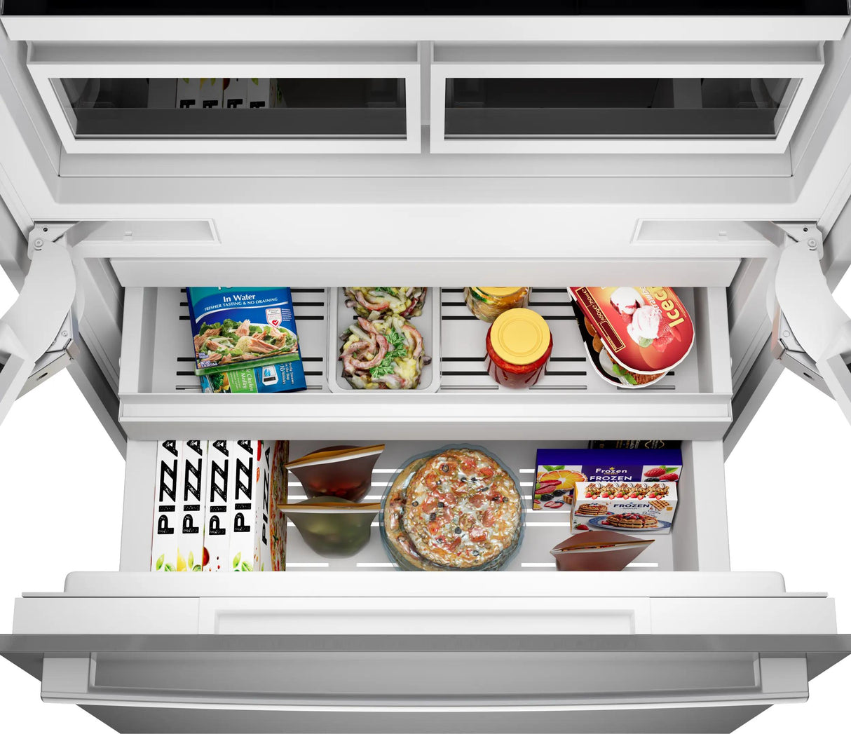 Benchmark™ Built-in Bottom Freezer Refrigerator 36'' Softclose® Flat Hinge