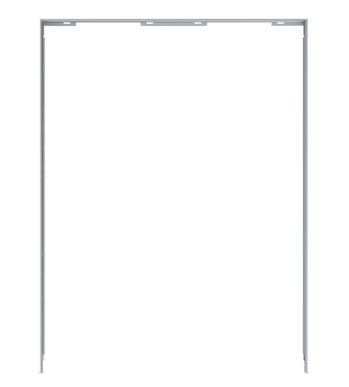Decor frame set - for a high-quality gap cover with an attached frame.