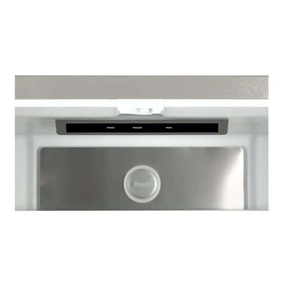 Verona VEFFD3620RISL 36 inch Freestanding French Door Refrigerator with 20.3 cu. ft. Capacity, Automatic Ice Maker, Recessed Handle