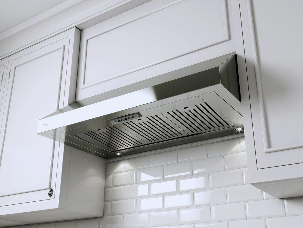 600 CFM 24" Under Cabinet Italian Made Pro Style Hood Stainless