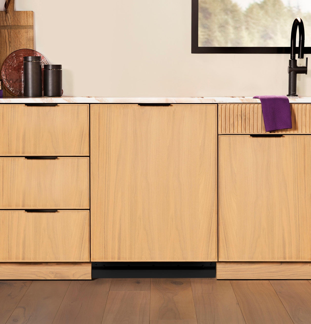 GE Profile™ ENERGY STAR® Panel-Ready Top Control Stainless Interior Dishwasher with Microban™ Antimicrobial Technology