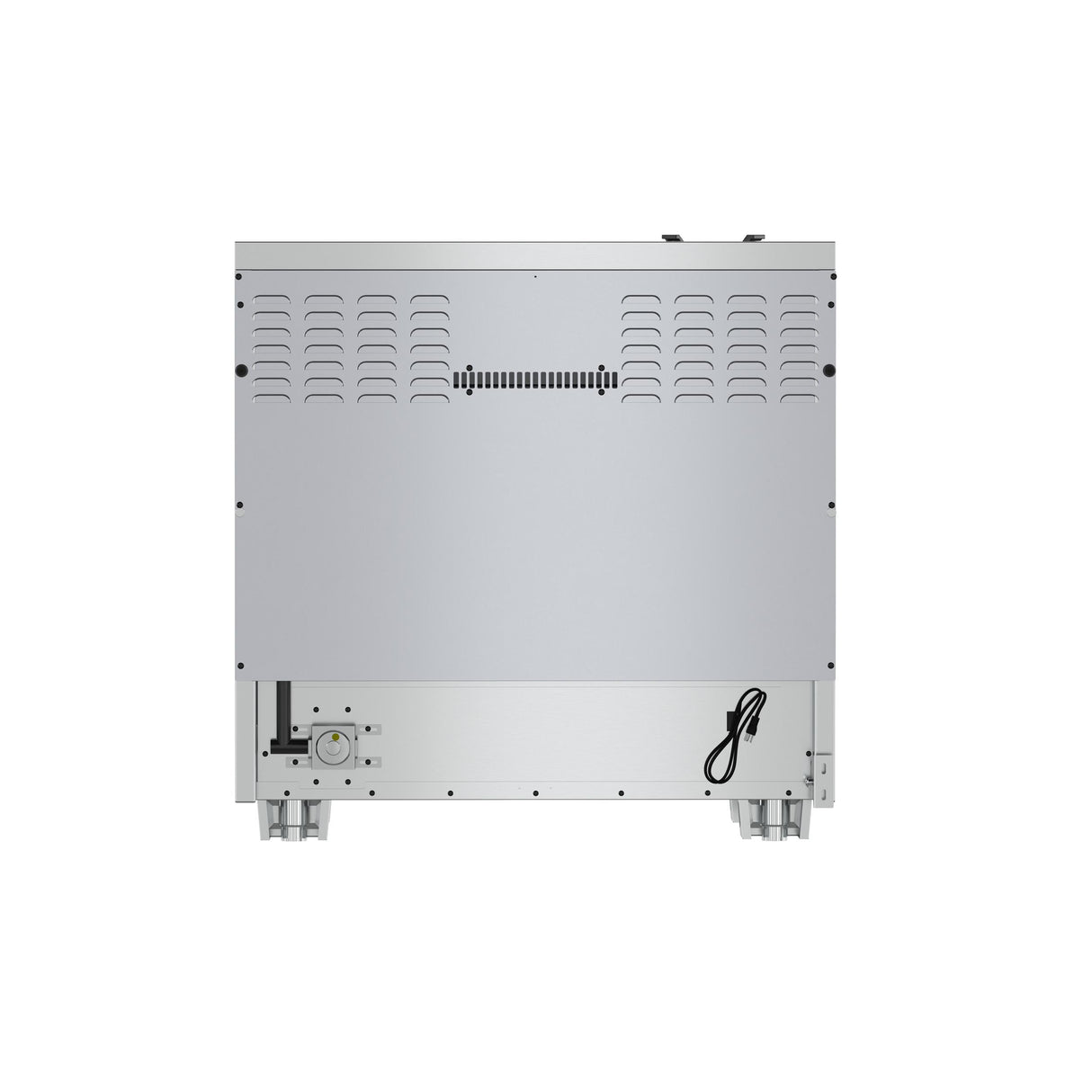 Forno Capriasca 36-Inch Gas Range, Stainless Steel, 6 Brass Burners, 120,000 BTU, Convection Oven, Energy Efficient