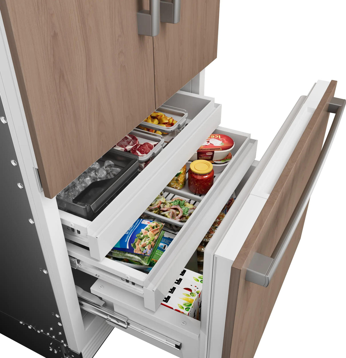 Benchmark™ Built-in Bottom Freezer Refrigerator 36'' Softclose® Flat Hinge