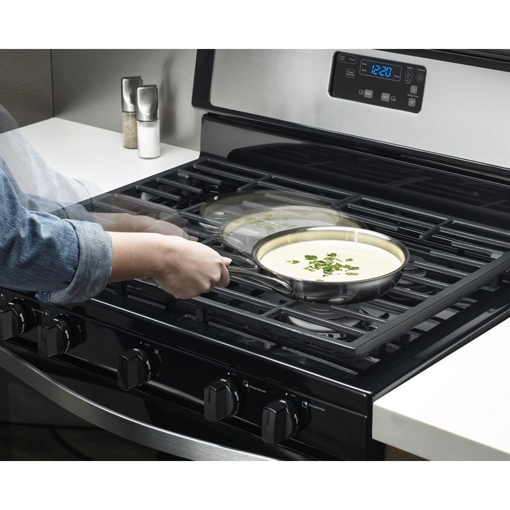 Whirlpool® 5.1 Cu. Ft. Freestanding 5-Burner Gas Stove