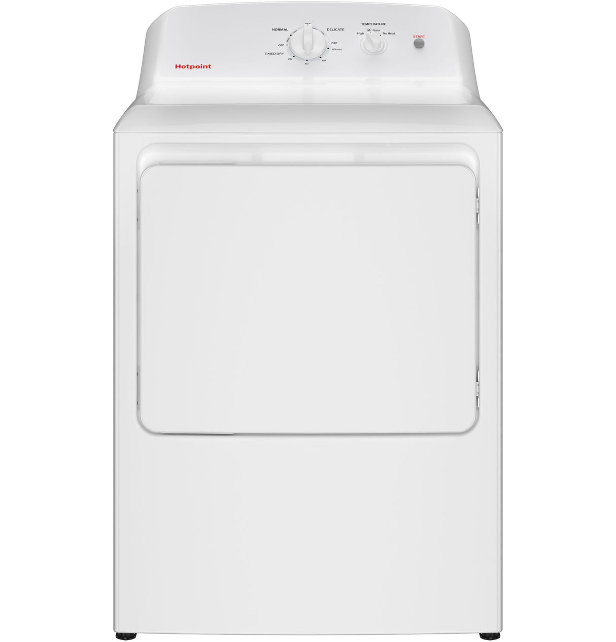 Hotpoint® 6.2 cu. ft. Capacity Gas Dryer with Up To 120 ft. Venting and Shallow Depth