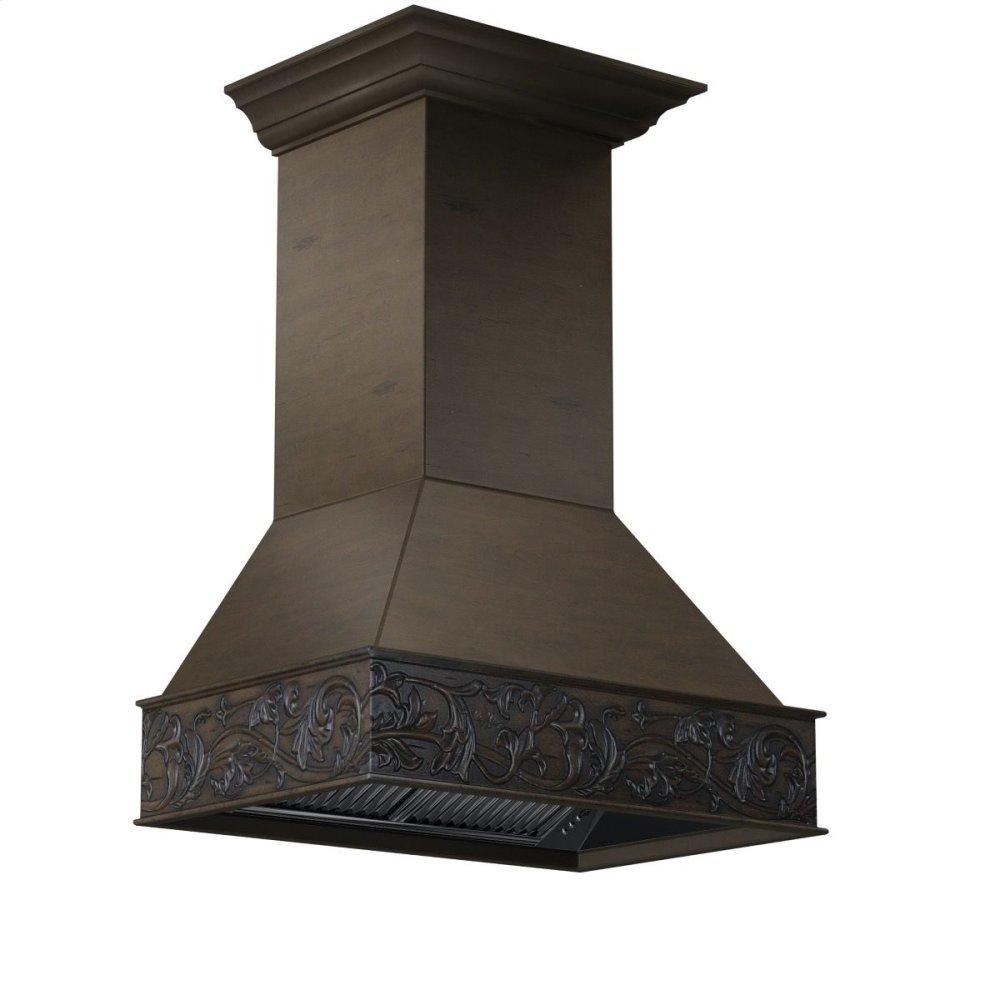 ZLINE 30 in. Wooden Wall Mount Range Hood in Normandy - Includes Remote Motor