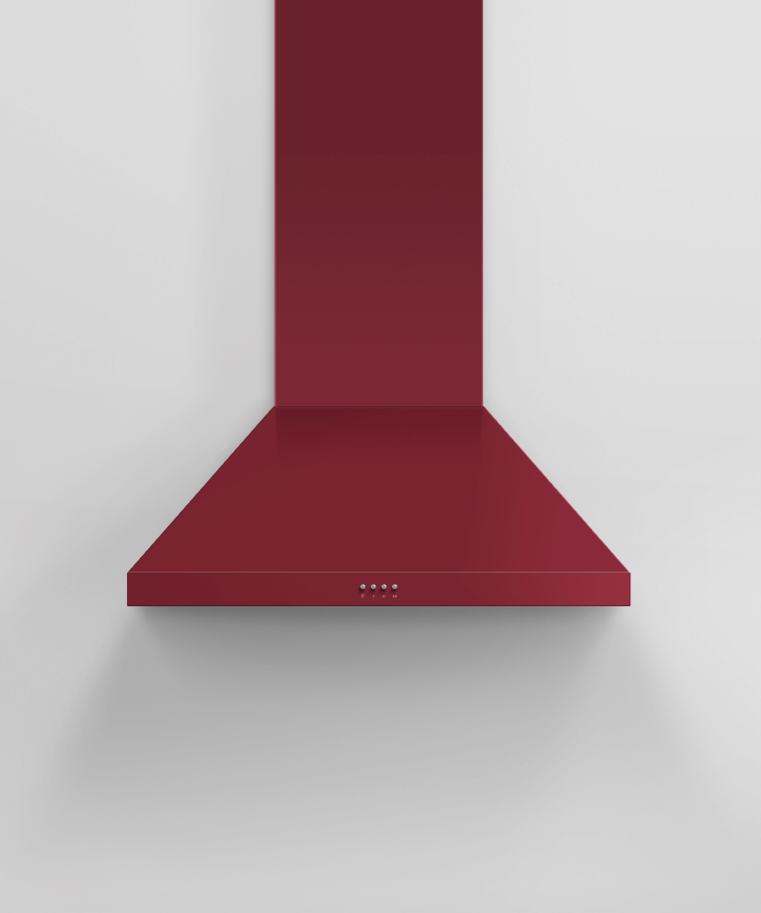 30" Series 7 Pyramid Chimney Wall Range Hood