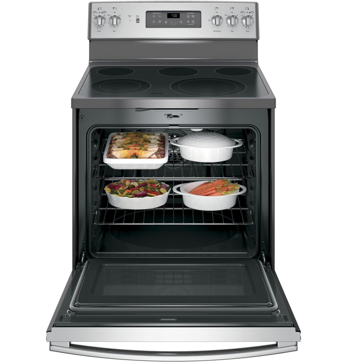 GE® 30" Free-Standing Electric Convection Range