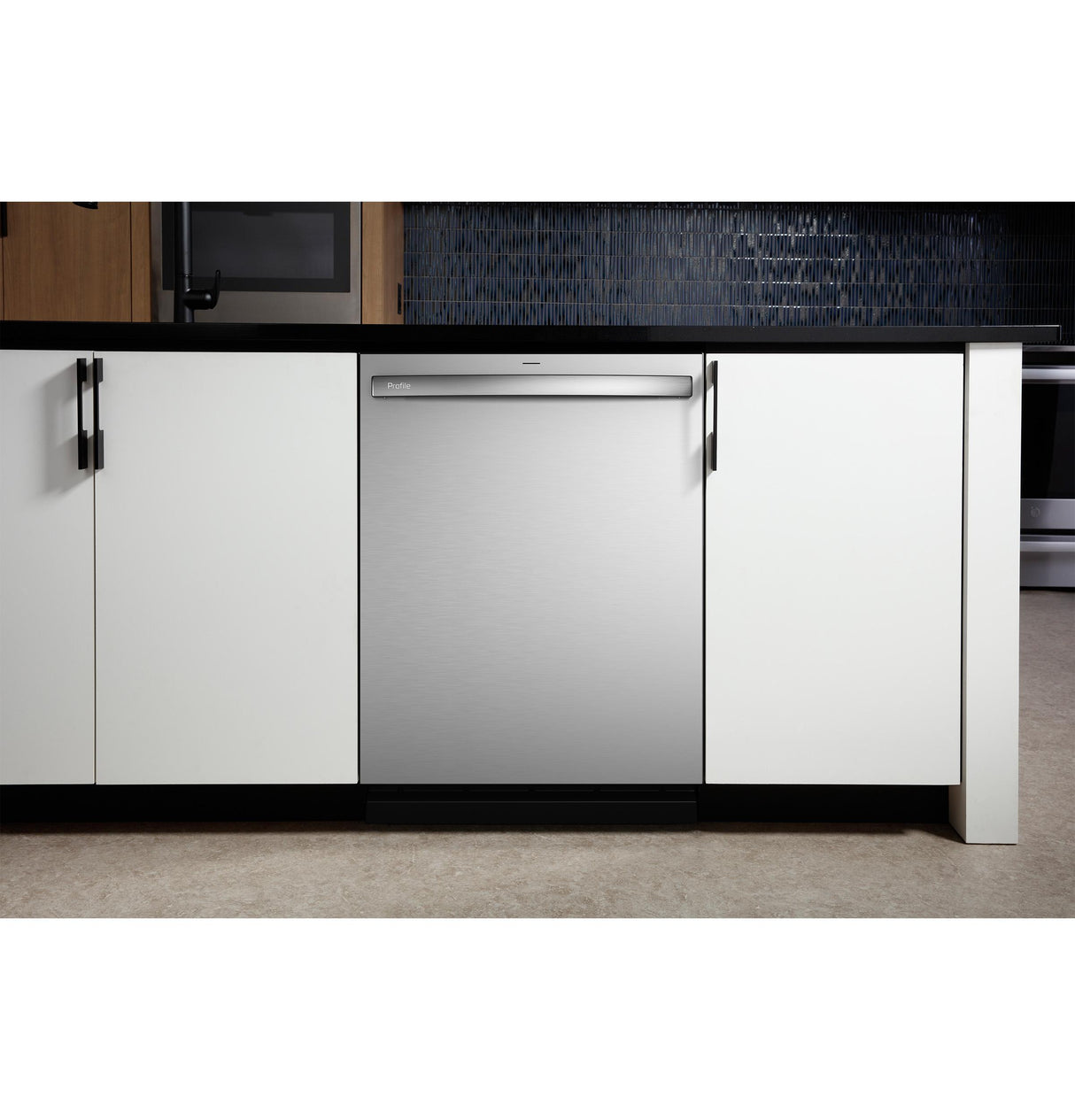 GE Profile™ ENERGY STAR® Fingerprint Resistant Top Control Stainless Interior Dishwasher with Microban™ Antimicrobial Technology