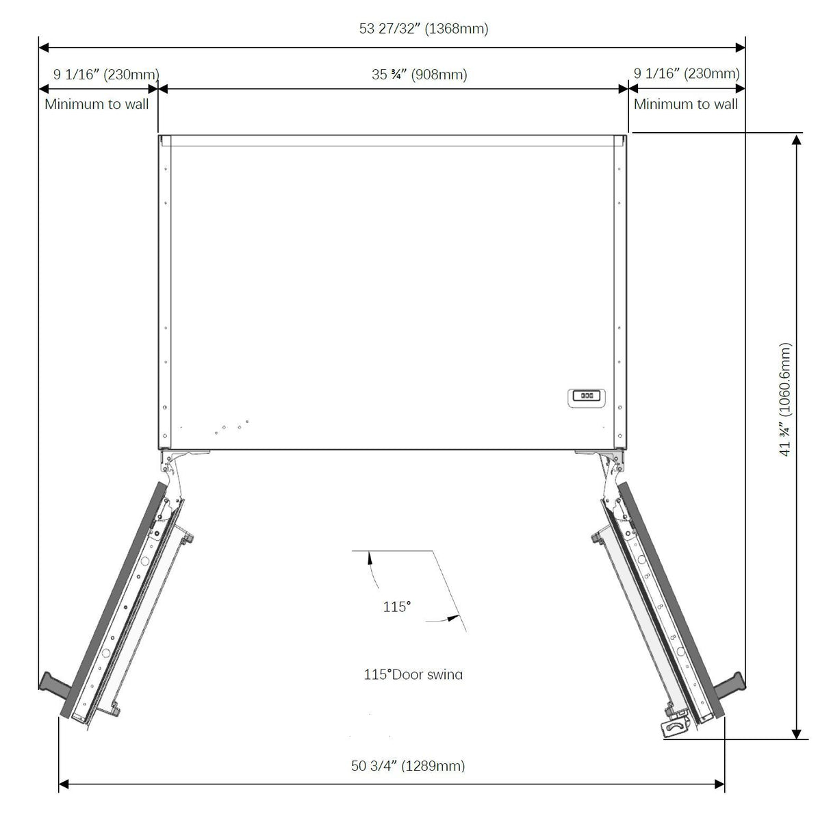 36" French Door Panel