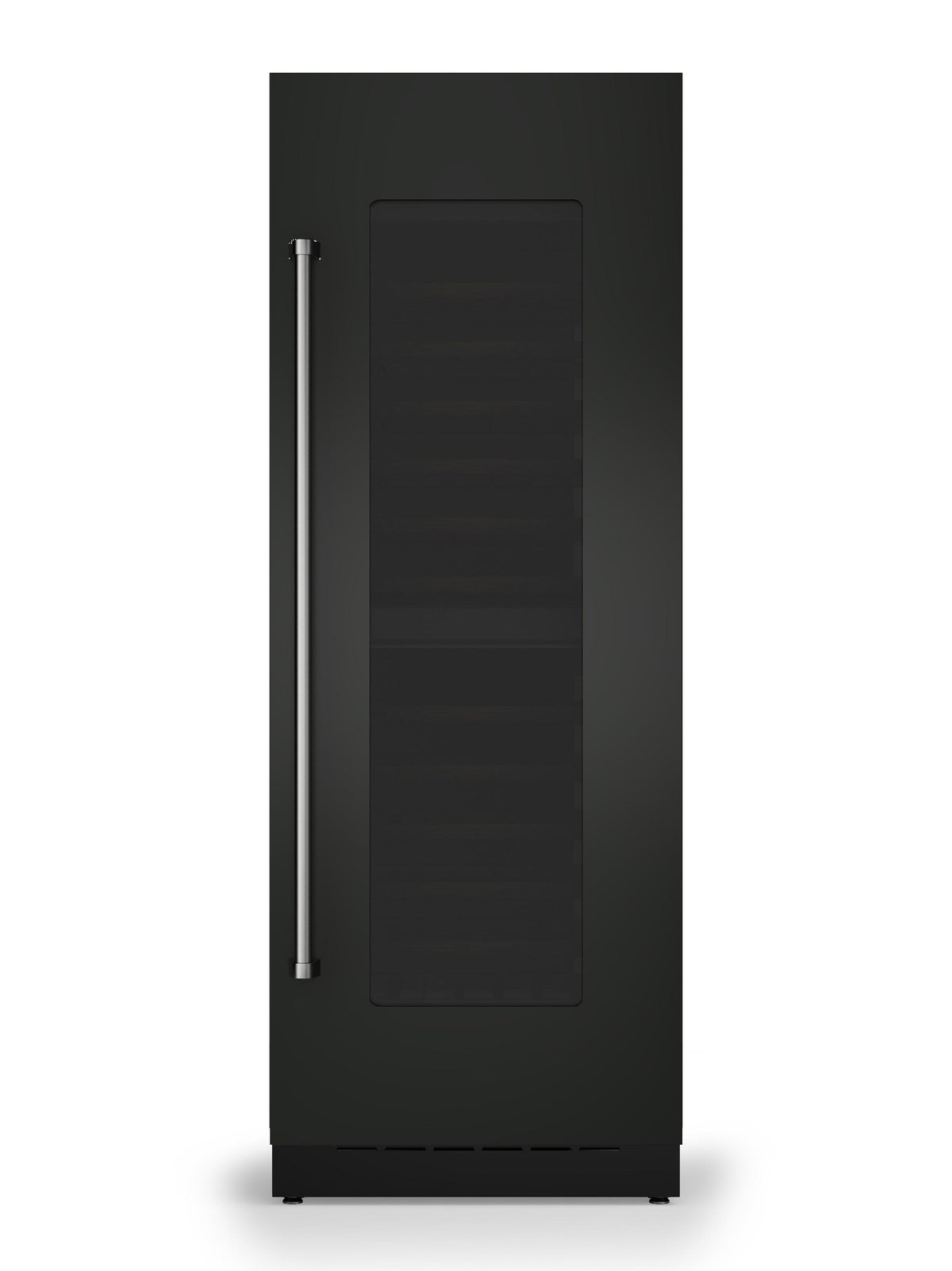 30"W. Integrated Wine Cellar Door Panel - Antique Bronze Right Hinge