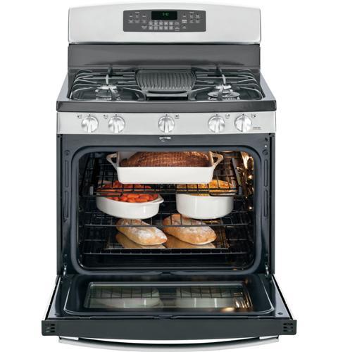 GE Profile™ Series 30" Free-Standing Self Clean Gas Range with Warming Drawer