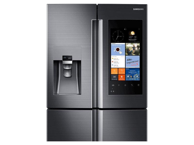 22 cu. ft. Counter Depth 4-Door Flex Refrigerator with Family Hub