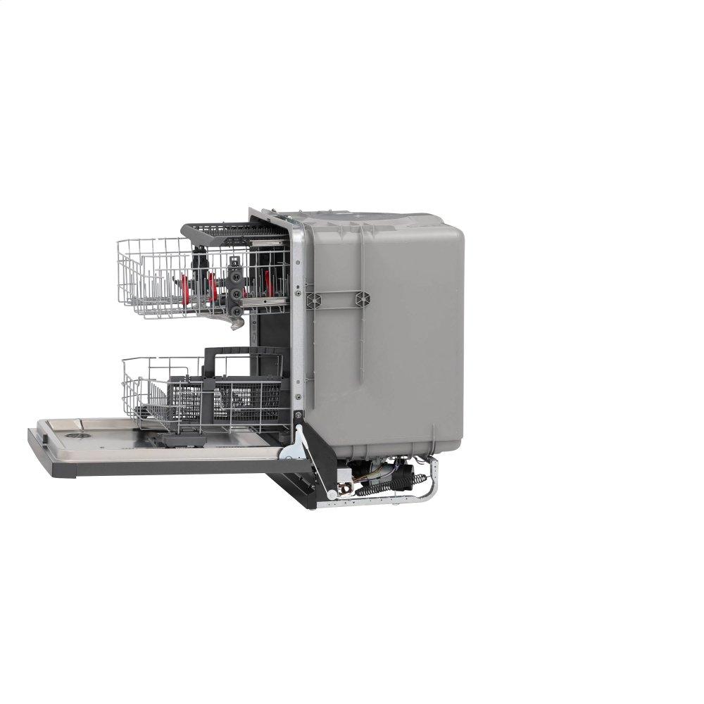 GE® Hybrid Stainless Steel Interior Dishwasher with Hidden Controls