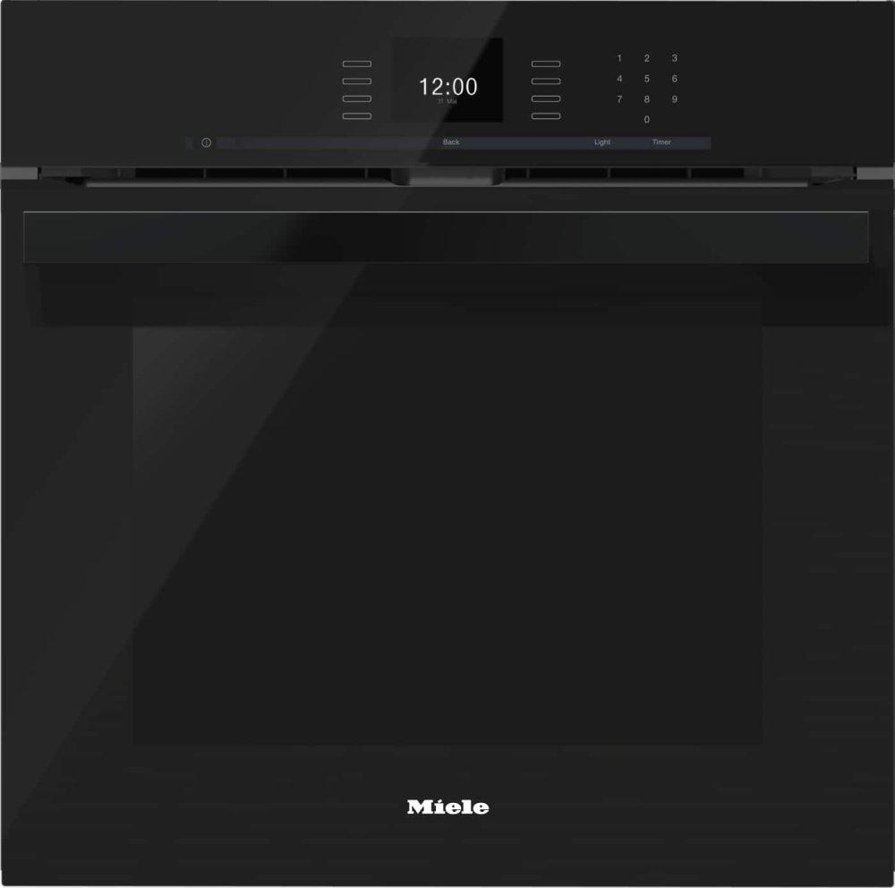 H 6660 BP AM - 24 Inch Convection Oven with AirClean catalyzer and Roast probe for precise cooking.