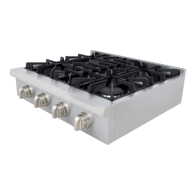 30 Inch Professional Gas Rangetop In Stainless Steel