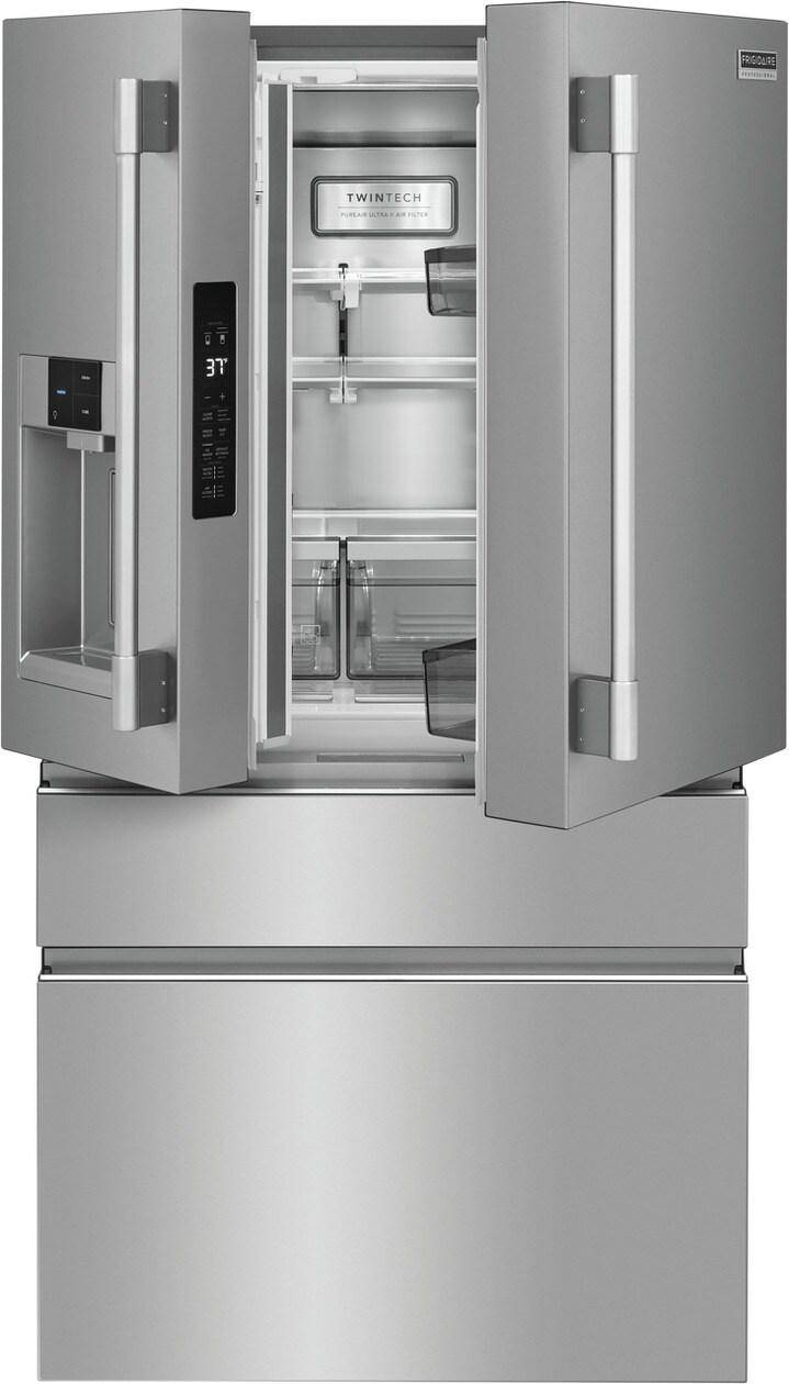 21 Cu. Ft. Counter-Depth 4-Door French Door Refrigerator