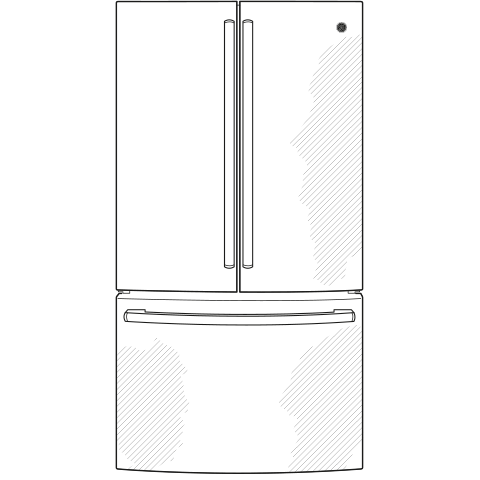 GE® ENERGY STAR® 28.7 Cu. Ft. French-Door Refrigerator