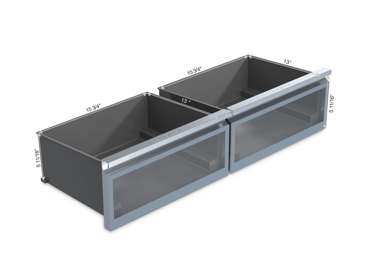 KFMC 3858 FD Compatible with furniture fronts - MasterCool FrenchDoor
