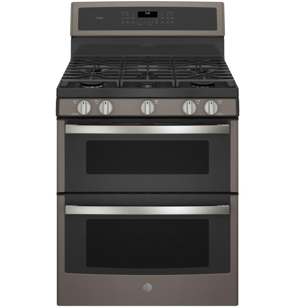 GE Profile™ 30" Free-Standing Gas Double Oven Convection Range
