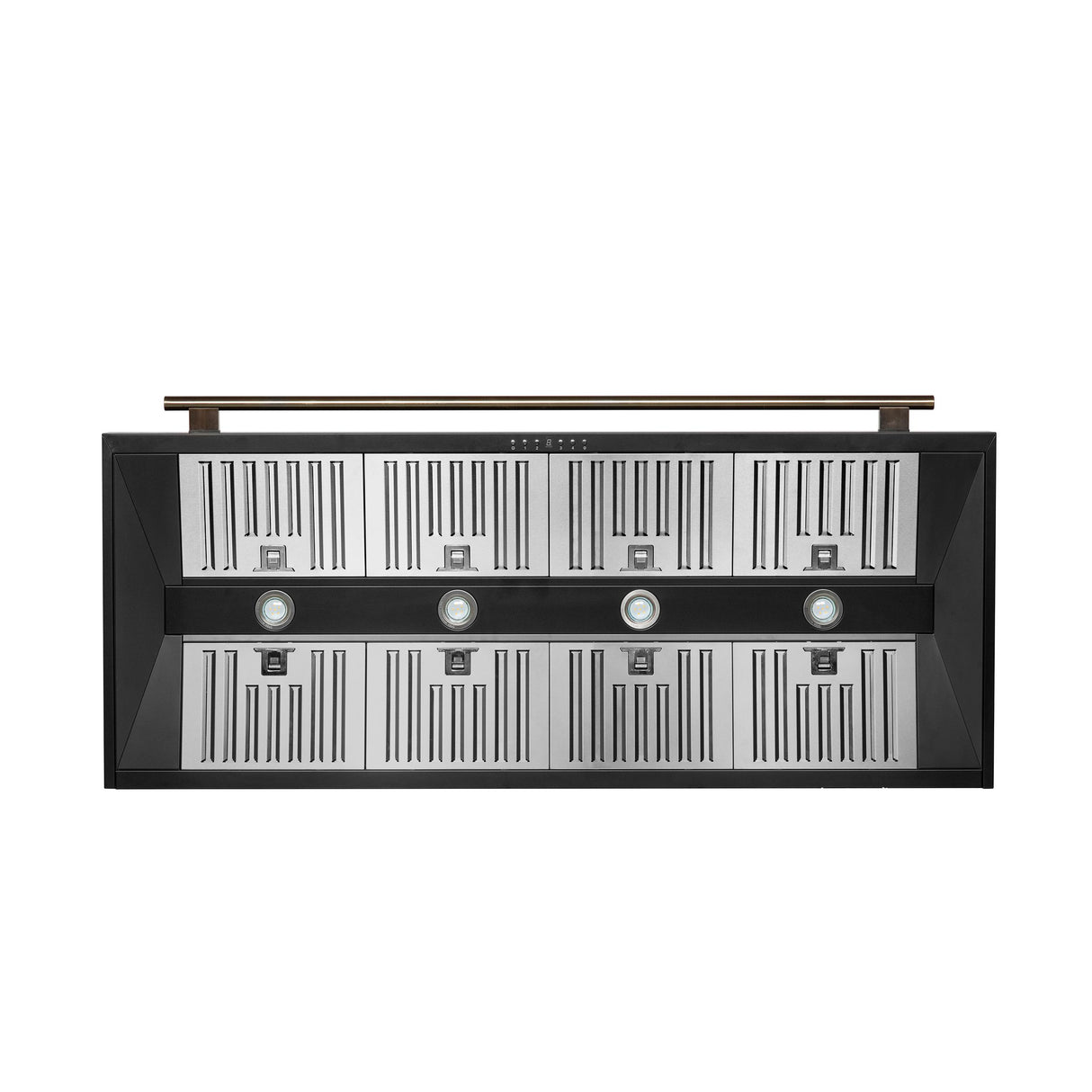 Forno Aria 60 Inch Wall-Mounted Range Hood in Black