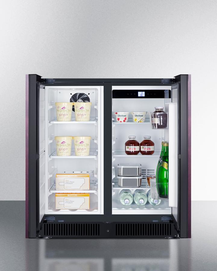 30" Wide Built-in Refrigerator-freezer (panels Not Included)