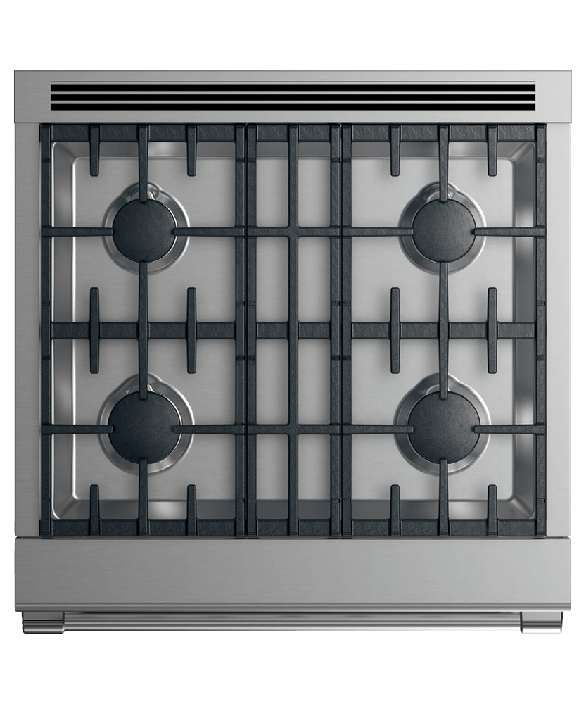 Gas Range, 30", 4 Burners