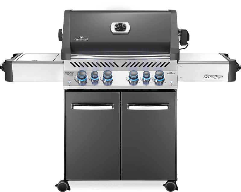 Prestige 500 RSIB with Infrared Side and Rear Burners , Grey , Natural Gas