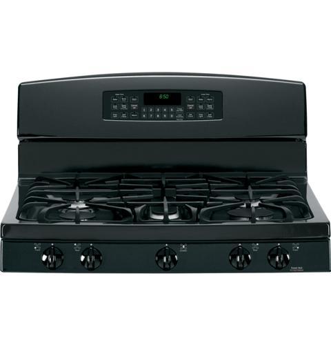 GE® 30" Free-Standing Gas Double Oven Range