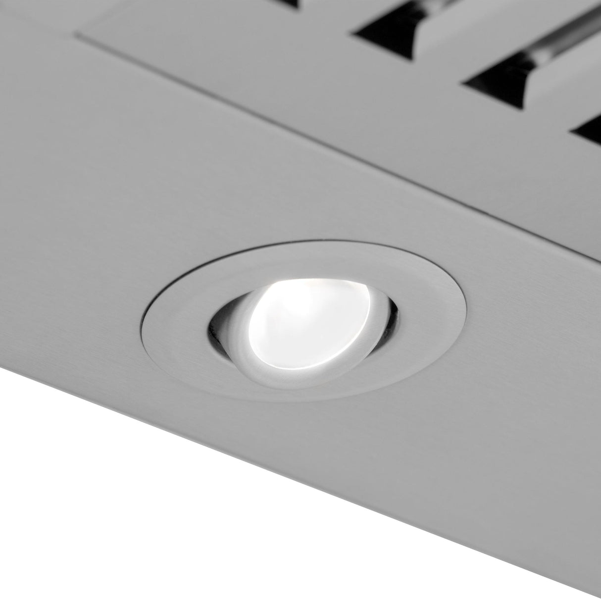 ZLINE 48 in. Autograph Edition Convertible Fingerprint Resistant DuraSnow' Stainless Steel Range Hood with Black Matte Shell and Polished Gold Handle (KB4SNZ-BLM48-G)