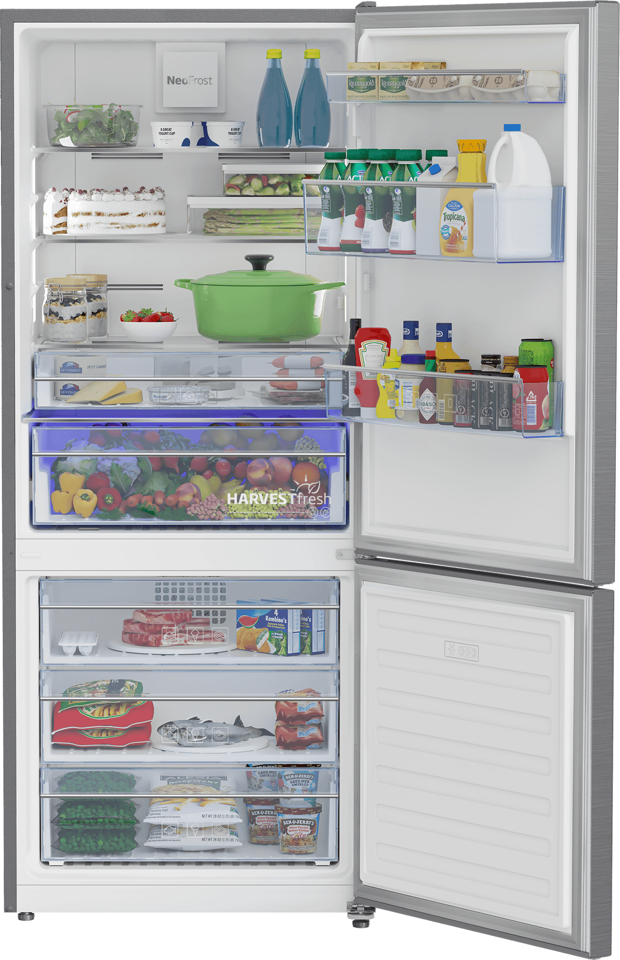 28" Bottom Freezer Refrigerator