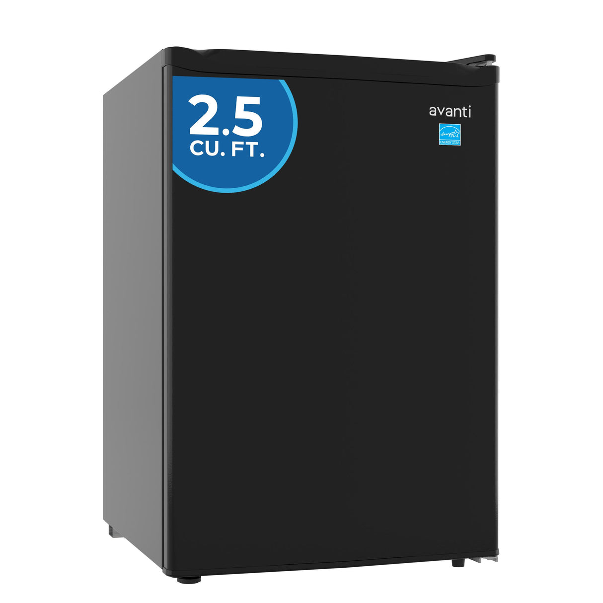 Avanti 2.5 Cu. Ft. Compact Refrigerator, Mini-Fridge, in Black (AVRM25F1B)