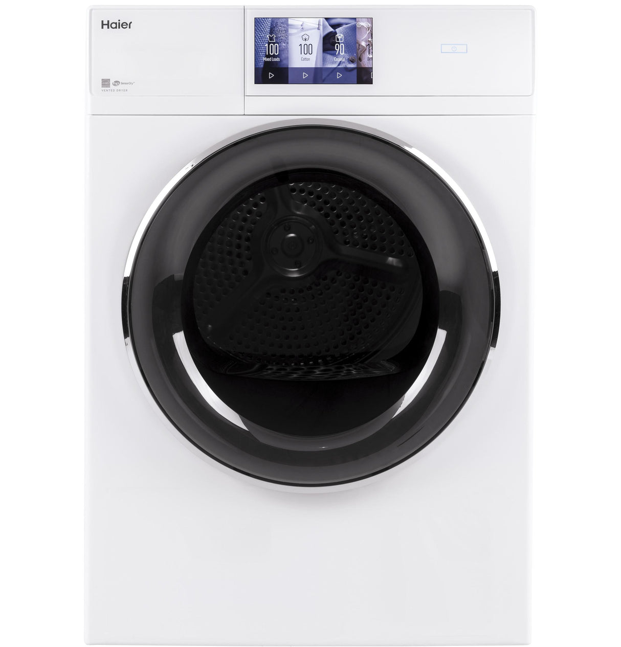 Haier ENERGY STAR® 4.3 cu.ft. Capacity Smart 24" Frontload Electric Dryer with Stainless Steel Basket
